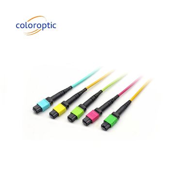 MTPO MTP Patch Cord APC nữ đến nữ thân dây cáp cáp quang