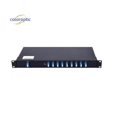 8 kênh WDM Mô hình CWDM MUX với đầu nối LC cho mạng truy cập