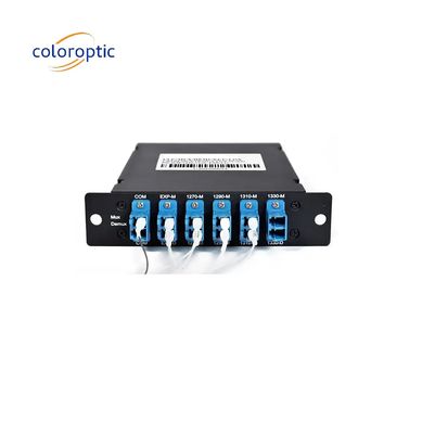 4 kênh WDM Mô hình CWDM MUX với đầu nối LC cho mạng truy cập