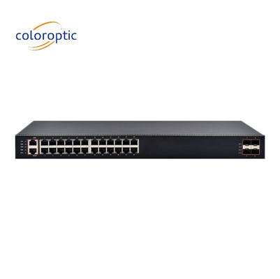 High Performance Layer 3 Core Network Switch với 24 cổng 4 * 10G SFP + cổng