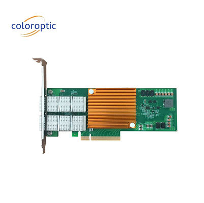 Thẻ mạng Pcie cổng kép 25G Optical NIC Host Bus Adapter PCI Express 2.0