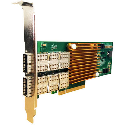 Network Infiniband Pcie Card 40G Dual Port Optical NIC Ethernet Network Adapter