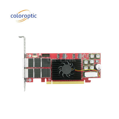 PCIe X16 100G QSFP28 Ethernet Thẻ thông minh cổng kép Xilinx Ultrascale+ 16nm