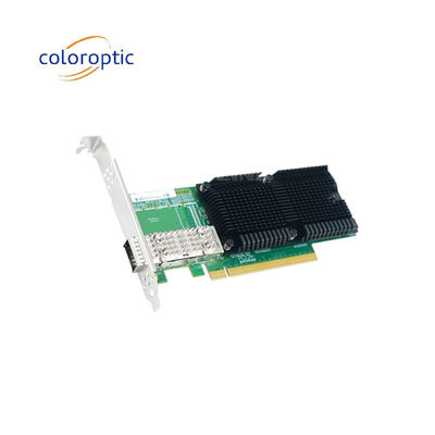 PCIe X16 Network Single Port Ethernet Card Adapter QSFP28 100G Intel E810