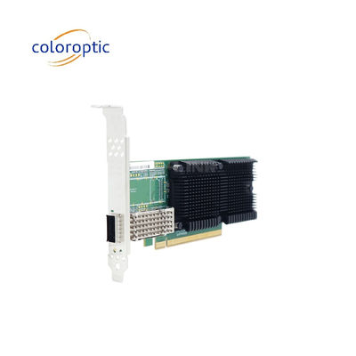 PCIe X16 Network Single Port Ethernet Card Adapter QSFP28 100G Intel E810