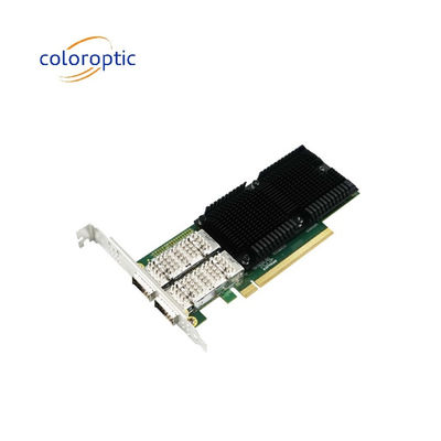 PCIe X16 Cổng kép QSFP28 Ethernet Network Adapter 100G Intel E810
