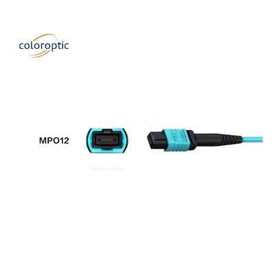 Sợi G652D OM3 MPO Patch Cable 1m chiều dài cho nhu cầu kinh doanh
