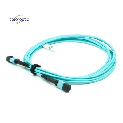 Sợi G652D OM3 MPO Patch Cable 1m chiều dài cho nhu cầu kinh doanh