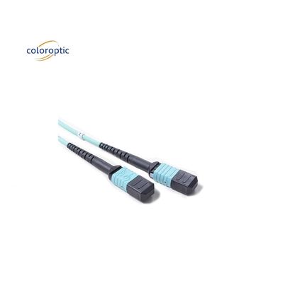Vật liệu áo khoác cáp dây dán với đầu nối MPO cho mạng viễn thông