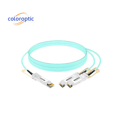 CO-1X1CP AOC DAC Cable 400G OSFP đến 2x200G QSFP56 liên kết