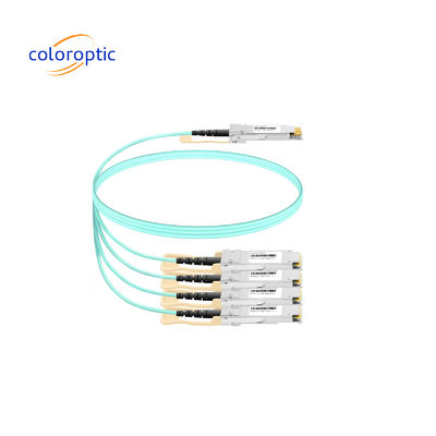 40Gb/s QSFP+ đến 4 x 10Gb/s SFP+ Active Optical Cable (AOC) Breakout MSA Standard Compliant