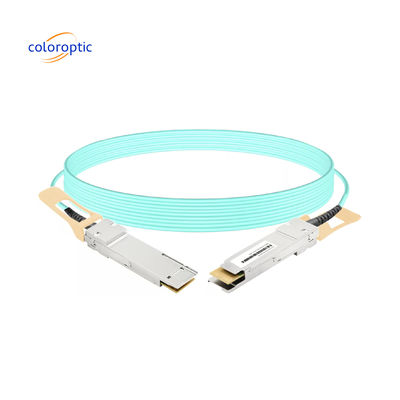 QSFP28 100G AOC cho Arista 100G Switch và cổng Router Điện năng thấp hơn, tỷ lệ bit lỗi thấp.