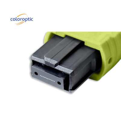 Multi-fiber MPO Patch Cord PVC Jacket 12 Core OM5 nữ đến nữ kết nối PC đánh bóng