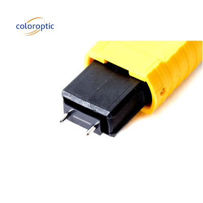 Mtp(Mpo) Cáp vá đơn chế độ 12 sợi loại B nữ đến kết nối nữ Pc đánh bóng