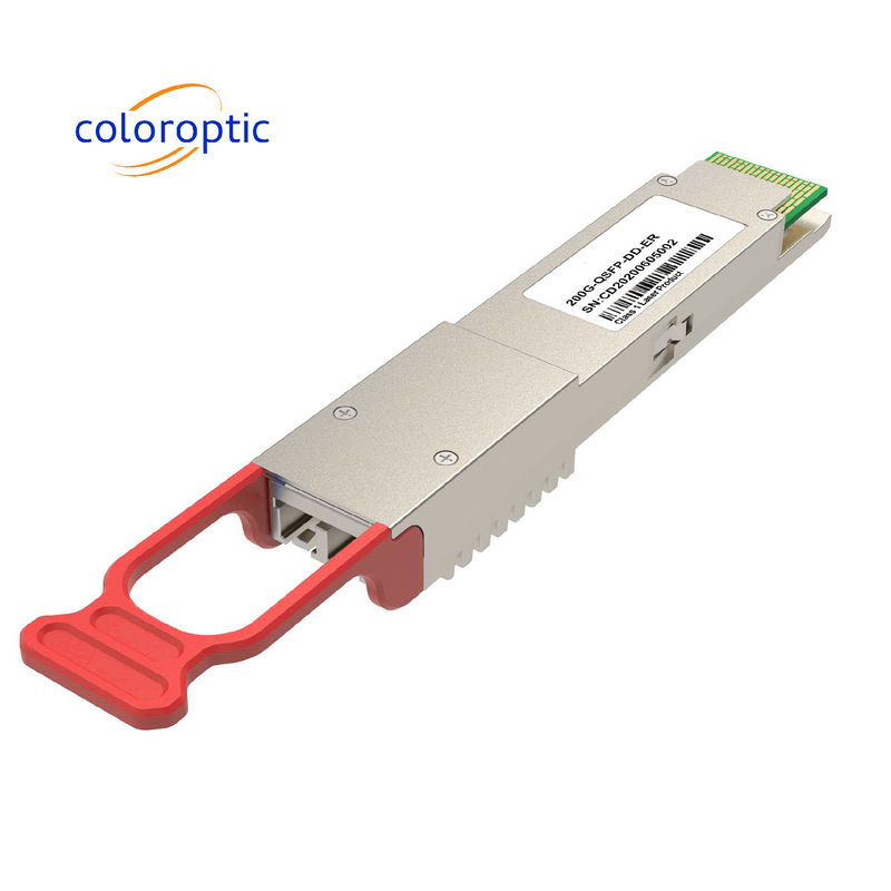 200G QSFP-DD ER4 Optical Transceiver Module với Full Real Time DDM Sfp Ethernet