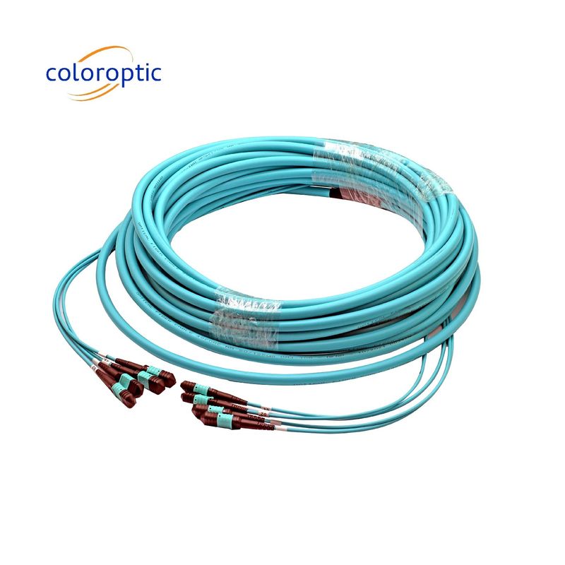 MTPO MTP Patch Cord APC nữ đến nữ thân dây cáp cáp quang