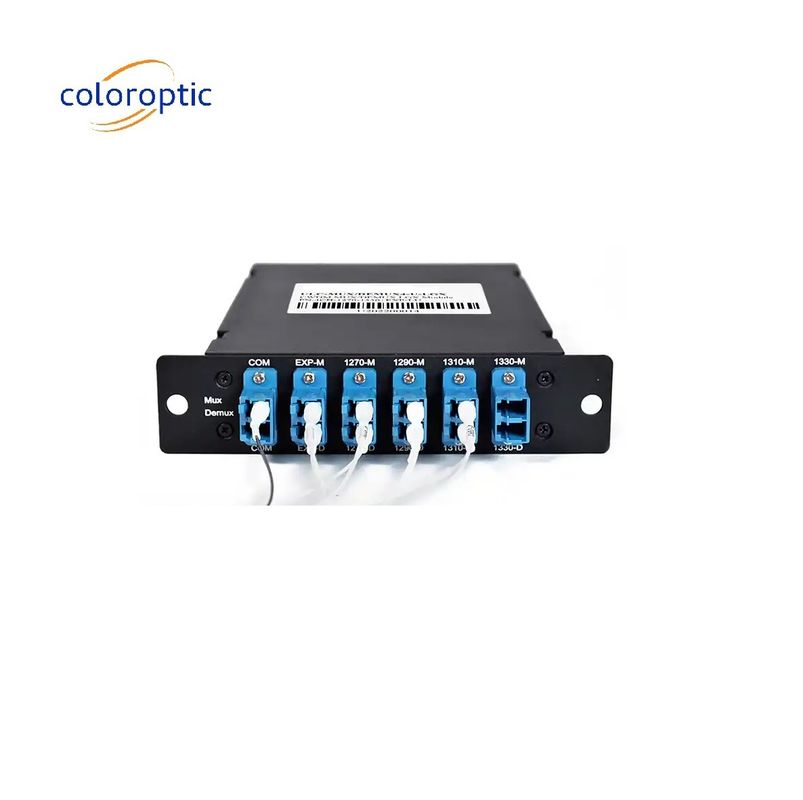 4 kênh WDM Mô hình CWDM MUX với đầu nối LC cho mạng truy cập