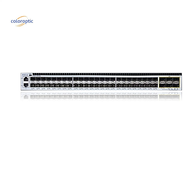 Lớp 3 Chuyển đổi mạng 48 cổng với 48 * 10GE 4 * 100G cổng 1 * bảng điều khiển
