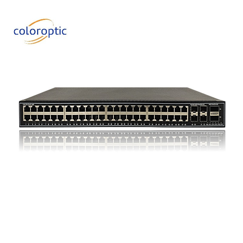 CE Lớp 2 Enterprise Network Switch Với cổng 48*2.5GE, 4*10GE, 2*40GE