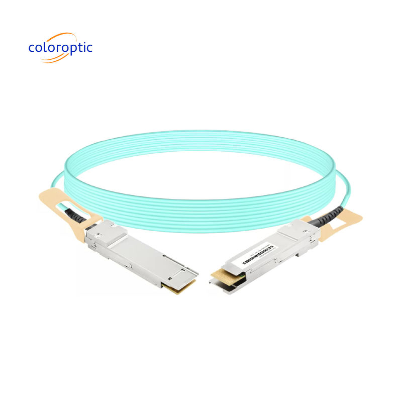 QSFP28 100G AOC cho Arista 100G Switch và cổng Router Điện năng thấp hơn, tỷ lệ bit lỗi thấp.