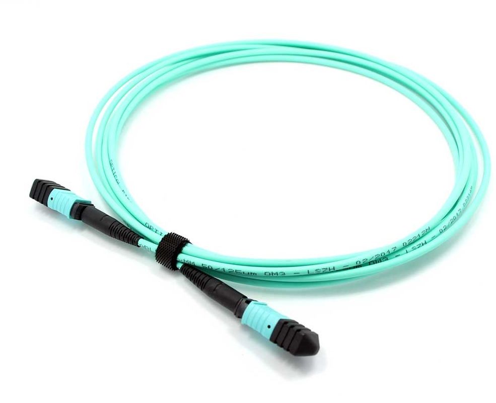 Multimode 16-Fiber Mpo Trunk Cable cho 400g Qsfp-Dd module trong mạng Ai